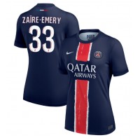 Paris Saint-Germain Warren Zaire-Emery #33 Heimtrikot Frauen 2024-25 Kurzarm